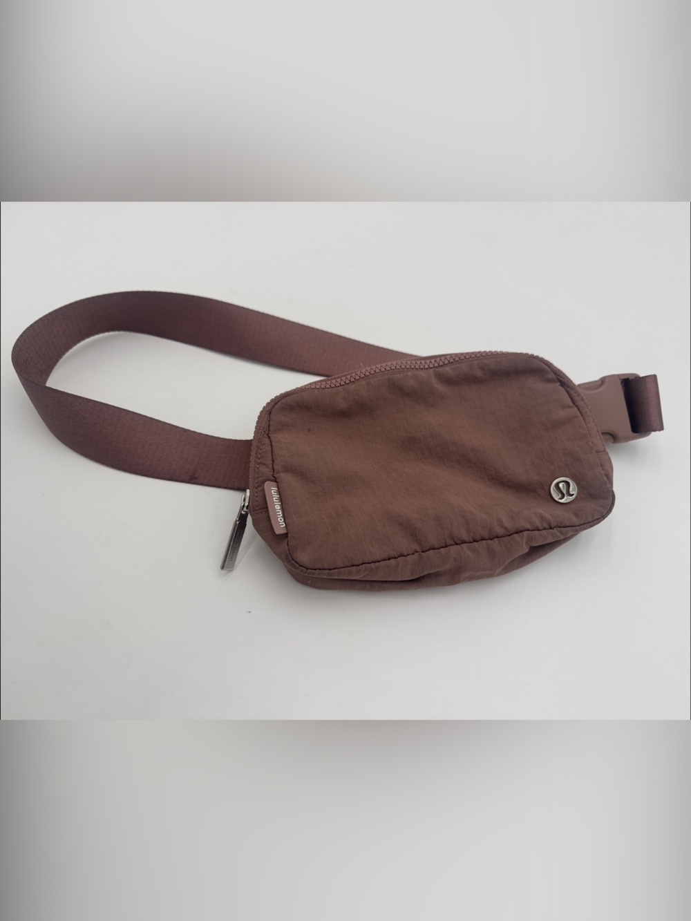lululemon athletica chocolate purple brown sling belt bag